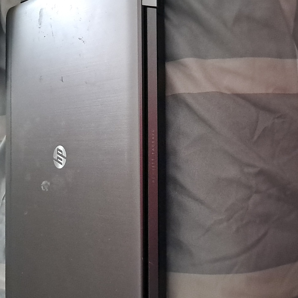 An HP laptop